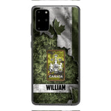 DH Personalized Canadian Soldier Phone Case Printed HQ1804