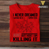 Personalized I Never Dreamed I Would Be A Super Cool Aunt Tshirt QTVQ1804