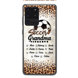 Personalized Soccer Grandma Phone Case Printed V3Q 1804
