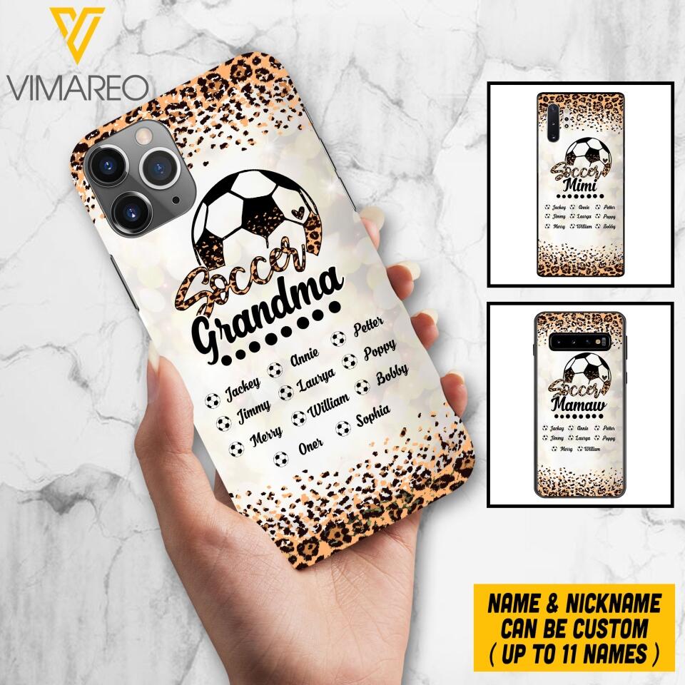 Personalized Soccer Grandma Phone Case Printed V3Q 1804