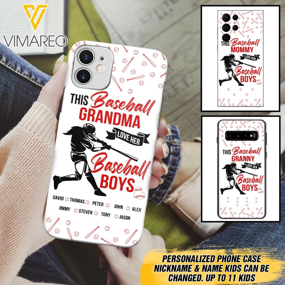 Personalized This Baseball Grandma Phone Case Printed 3T 1804