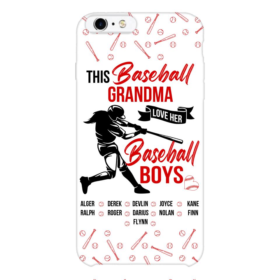 Personalized This Baseball Grandma Phone Case Printed 3T 1804