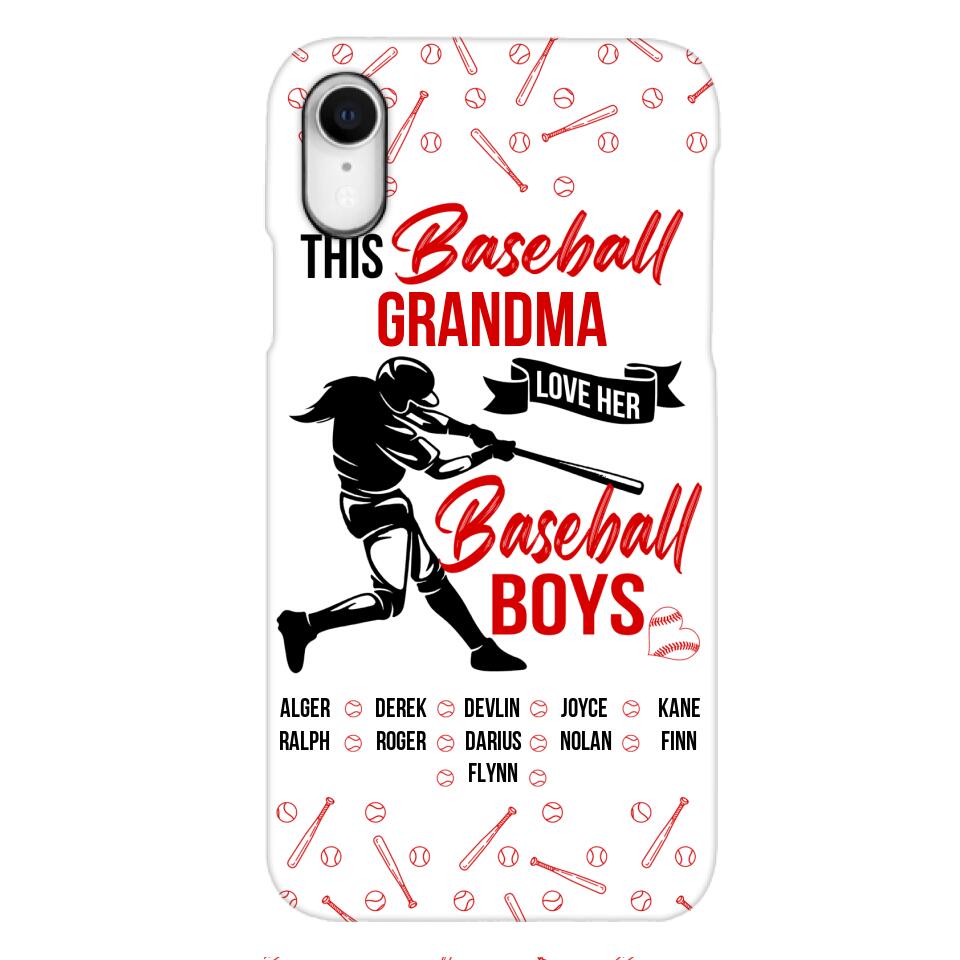 Personalized This Baseball Grandma Phone Case Printed 3T 1804