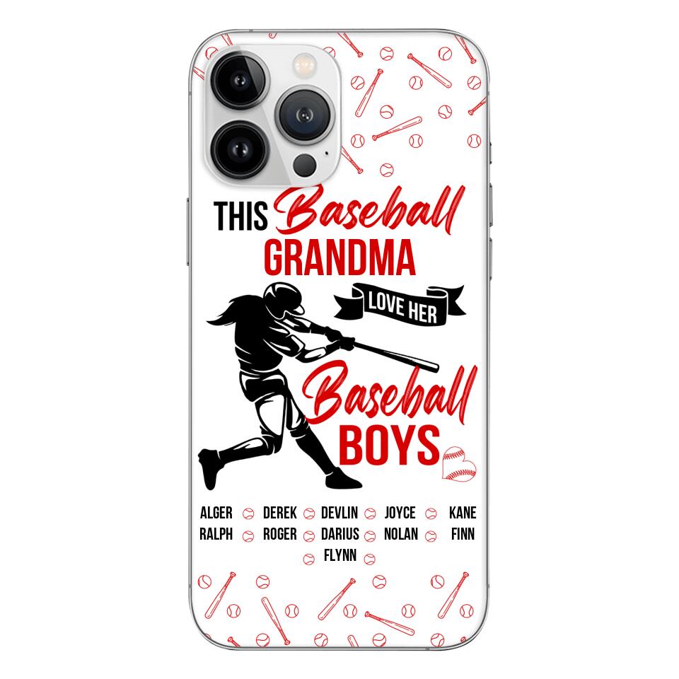 Personalized This Baseball Grandma Phone Case Printed 3T 1804