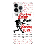 Personalized This Baseball Grandma Phone Case Printed 3T 1804