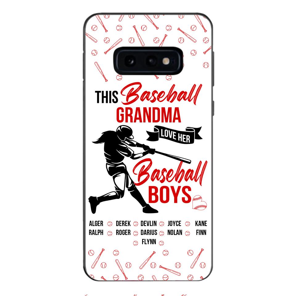 Personalized This Baseball Grandma Phone Case Printed 3T 1804