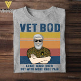 Personalized Australian Vet Bod Camo Tshirt Printed 22APR-LN18