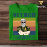 Personalized Swedish Vet Bod Camo Tshirt Printed 22APR-LN18