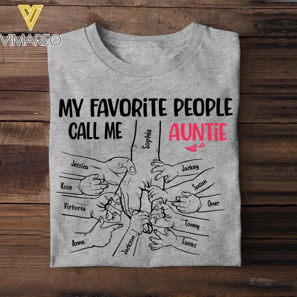 PERSONALIZED MY FAVORITE PEOPLE CALL ME GRANDMA TSHIRT QTHC1904