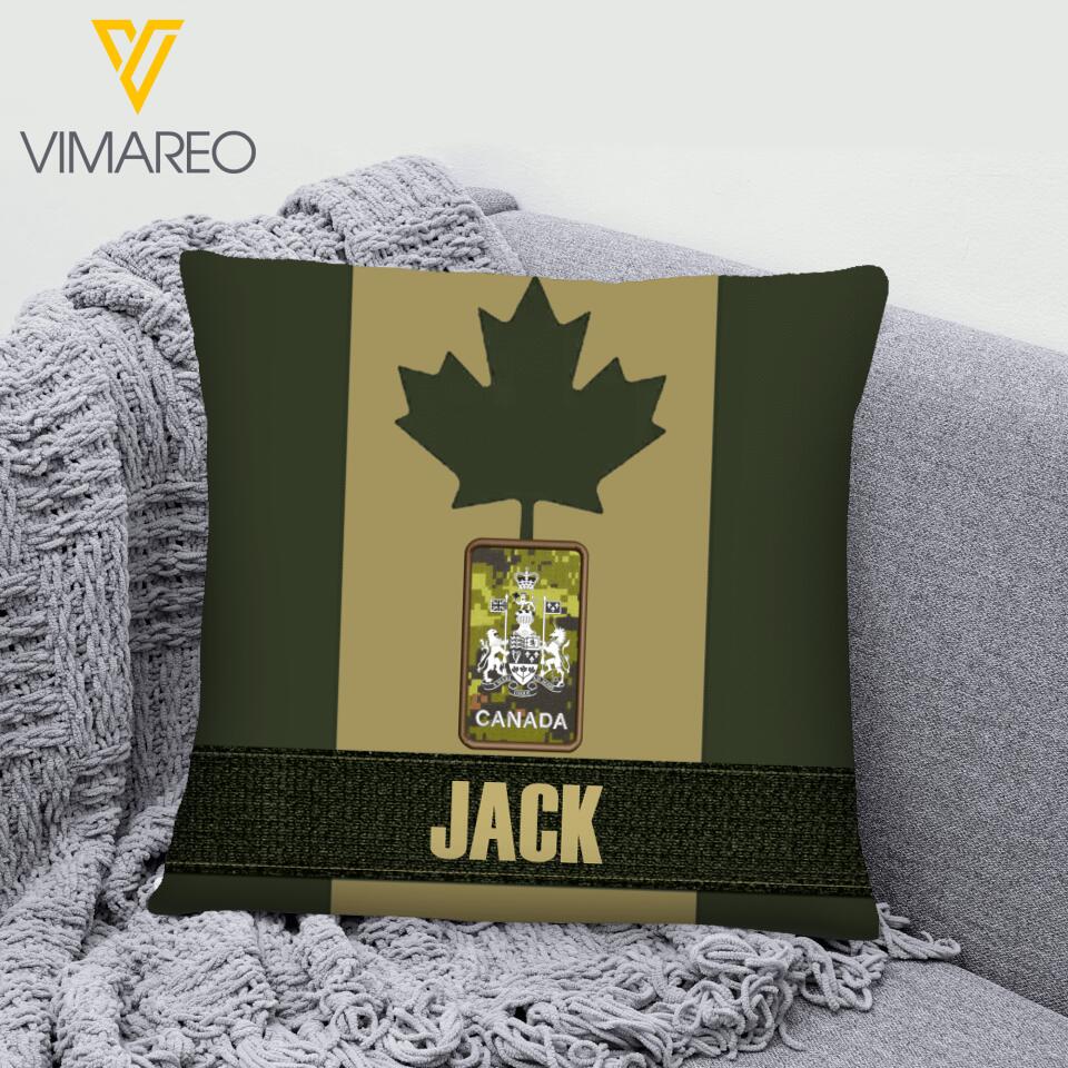DH Personalized Canadian Solddier Pillow Printed LN1804