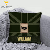 DH Personalized British Solddier Pillow Printed LN1804