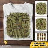 Personalized Australian Soldier Tshit Printed 22APR-DT20