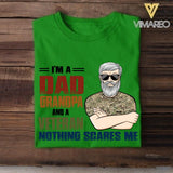 Personalized Dad Grandpa And A British Veterans Tshirt Printed 22APR-LN20