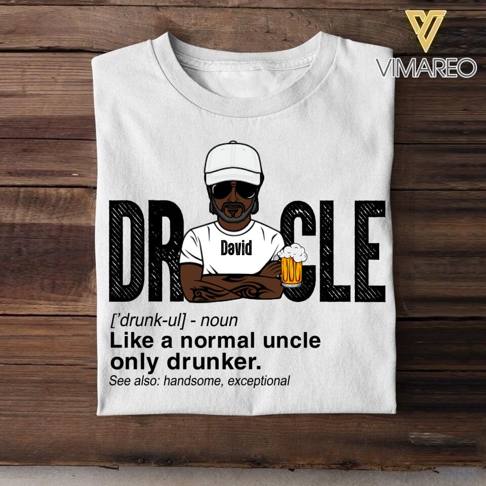 Personalized Druncle Tshirt Printed 22APR-DT21