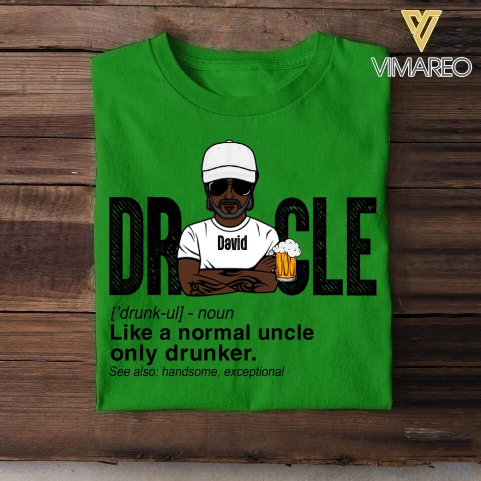 Personalized Druncle Tshirt Printed 22APR-DT21