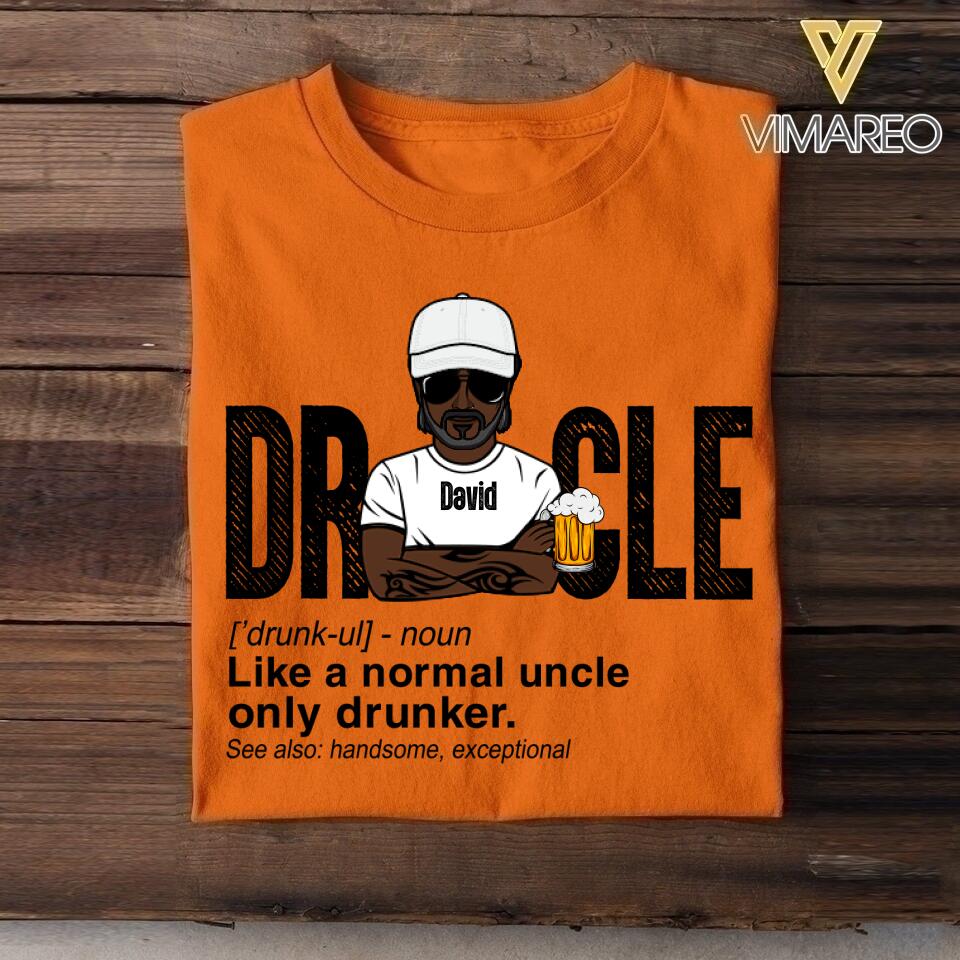 Personalized Druncle Tshirt Printed 22APR-DT21