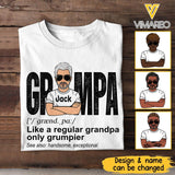 Personalized Grumpa Tshirt Printed 22APR-LN21