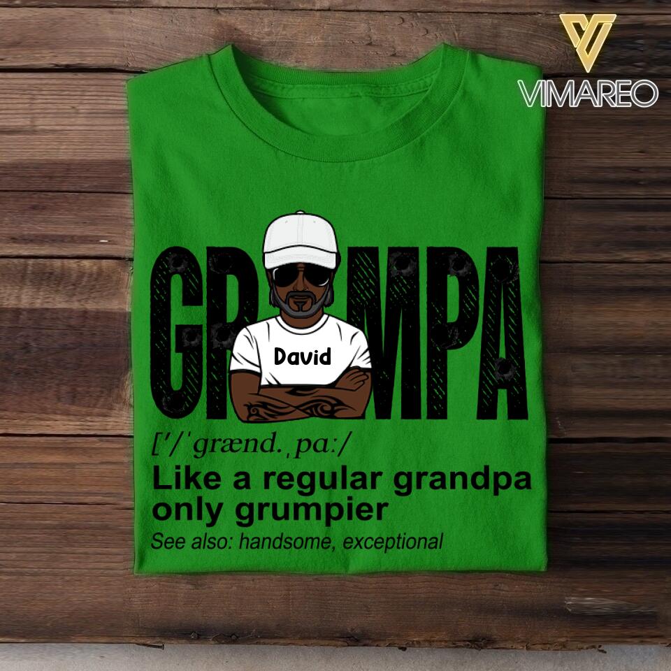 Personalized Grumpa Tshirt Printed 22APR-LN21