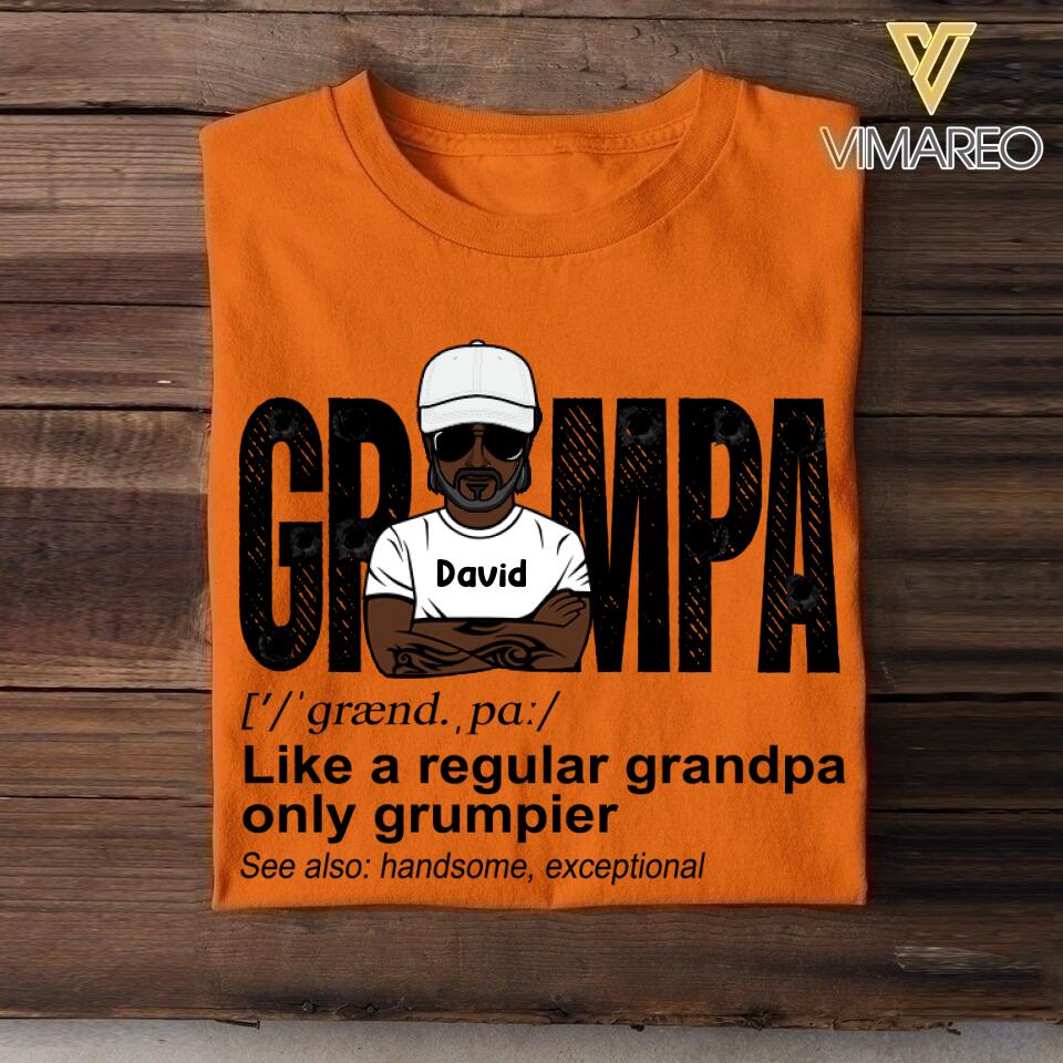 Personalized Grumpa Tshirt Printed 22APR-LN21