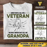 Personalized Some People Call Me A Veteran Tshirt Printed 3T 2104