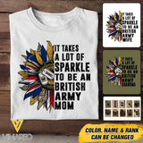 DH Personalized British Army T-ShirtTshirt Printed DT2104