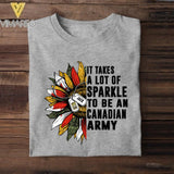DH Personalized Canadian Army T-ShirtTshirt Printed DT2104