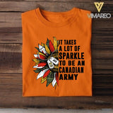 DH Personalized Canadian Army T-ShirtTshirt Printed DT2104