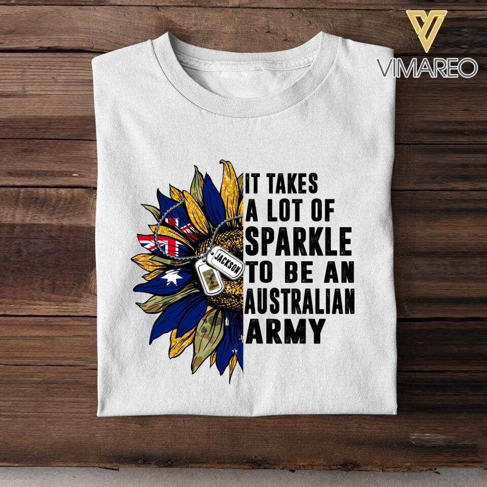 DH Personalized Australian Army T-ShirtTshirt Printed DT2104
