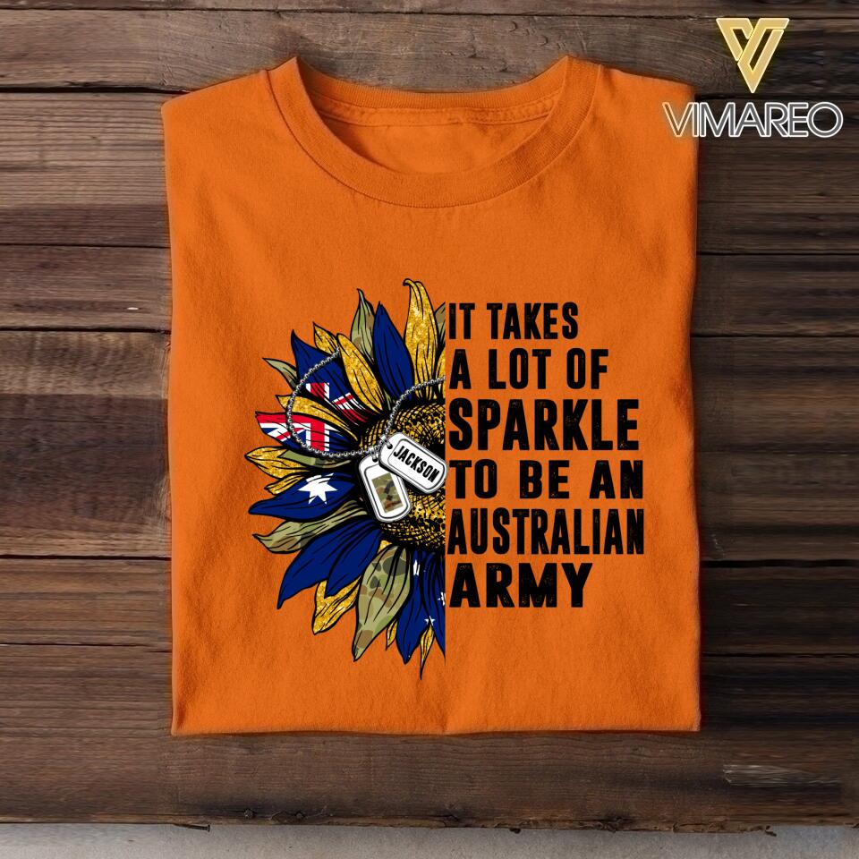 DH Personalized Australian Army T-ShirtTshirt Printed DT2104
