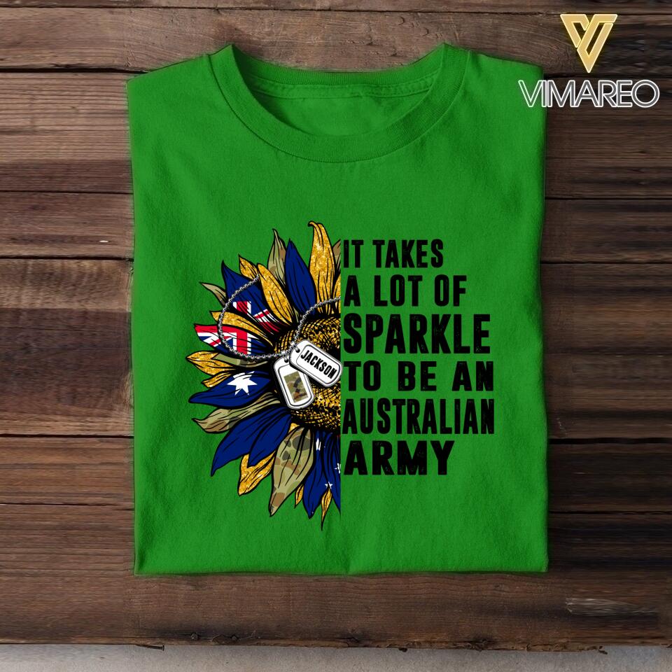 DH Personalized Australian Army T-ShirtTshirt Printed DT2104