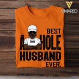 Personalized Best Asshole Husband Ever T-ShirtTshirt Printed 22APR-DT21