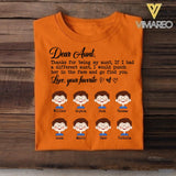 Personalized Aunt KidTshirt Printed 22APR-DT22
