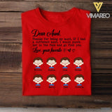 Personalized Aunt KidTshirt Printed 22APR-DT22