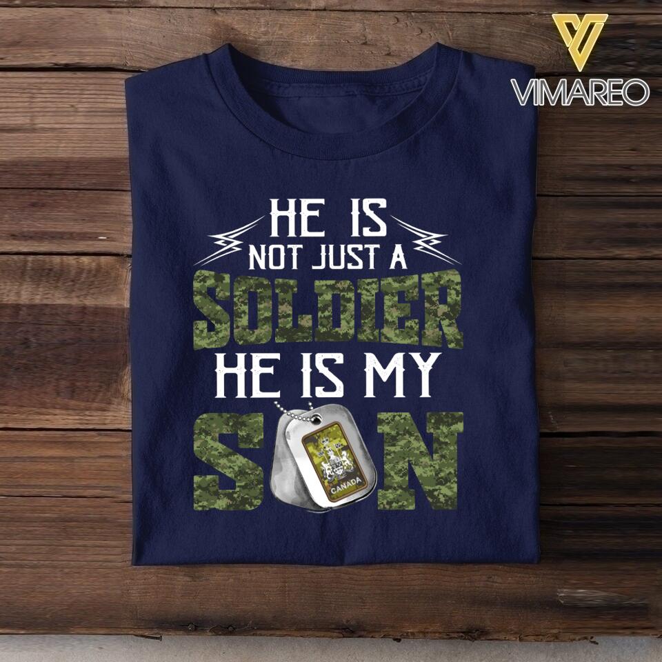 DH Personalized Canadian Soldier Tshirt Printed LN2204