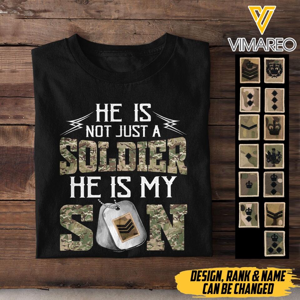 DH Personalized British Soldier Tshirt Printed LN2204