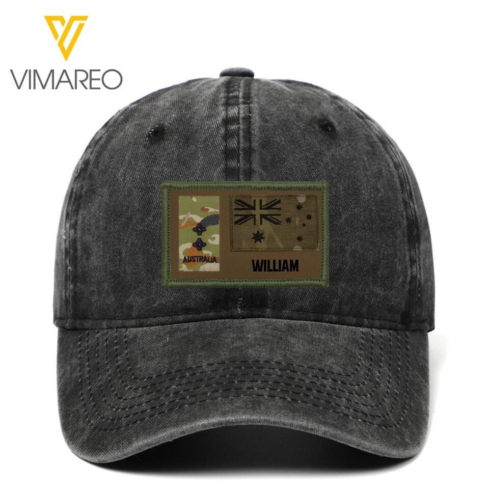 DH Personalized Australian Soldier Peaked Cap Printed DT2204