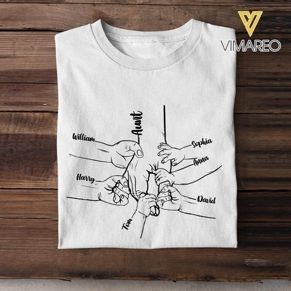 Personalized Aunt Kid Tshirt Printed 22APR-LN23