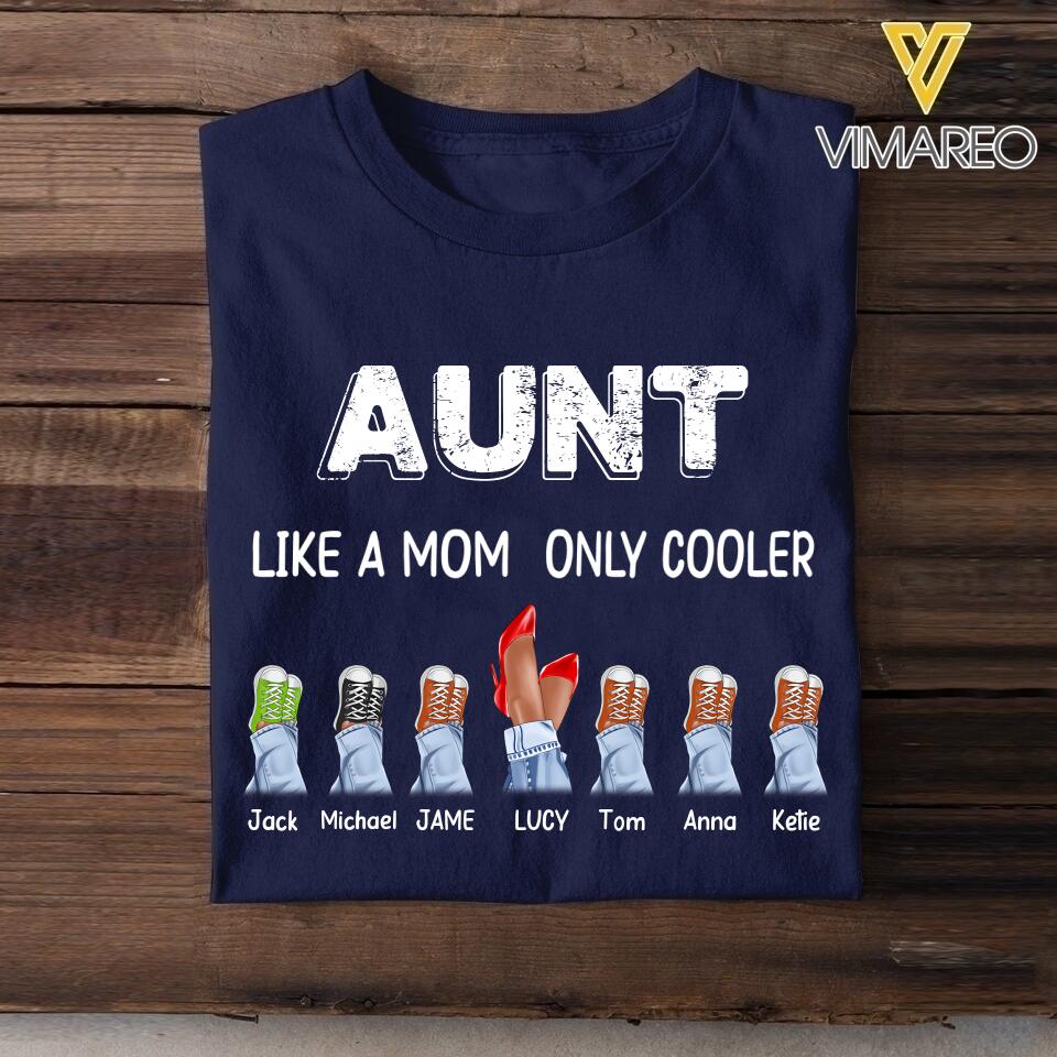 Personalized Aunt Kid Tshirt Printed 22APR-HQ22