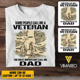 PERSONALIZED SOME PEOPLE CALL ME A UK VETERAN THE MOST IMPORTANT CALL ME DAD TSHIRT QTVQ2304