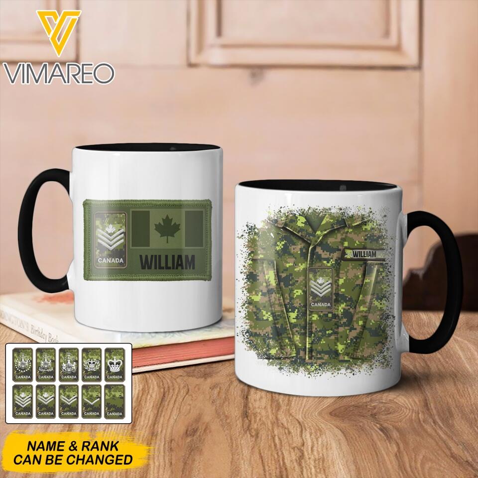 DH Canadian Soldier Creamic Mug Printed DT2304