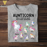 Personalized Aunticorn Tshirt Printed 22APR-DT23