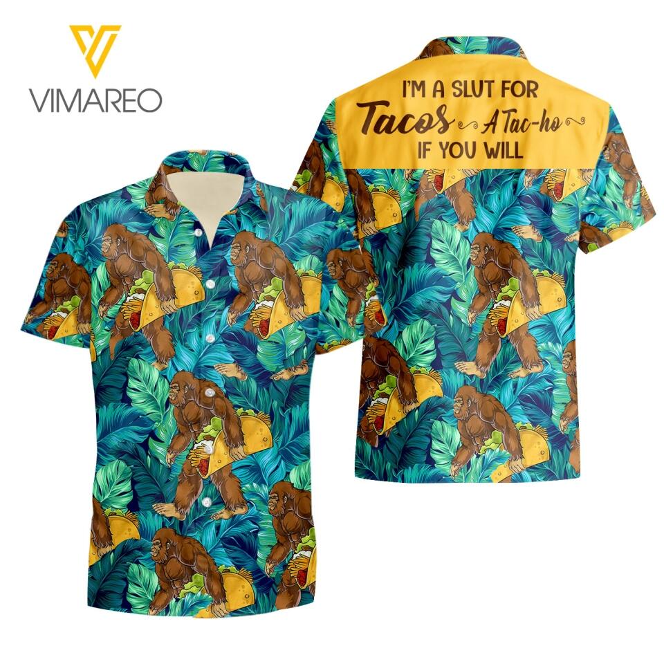 PERSONALIZED I'M A SLUT FOR TACOES A TACHO IF YOU WILL HAWAII SHIRTS QTVQ2504