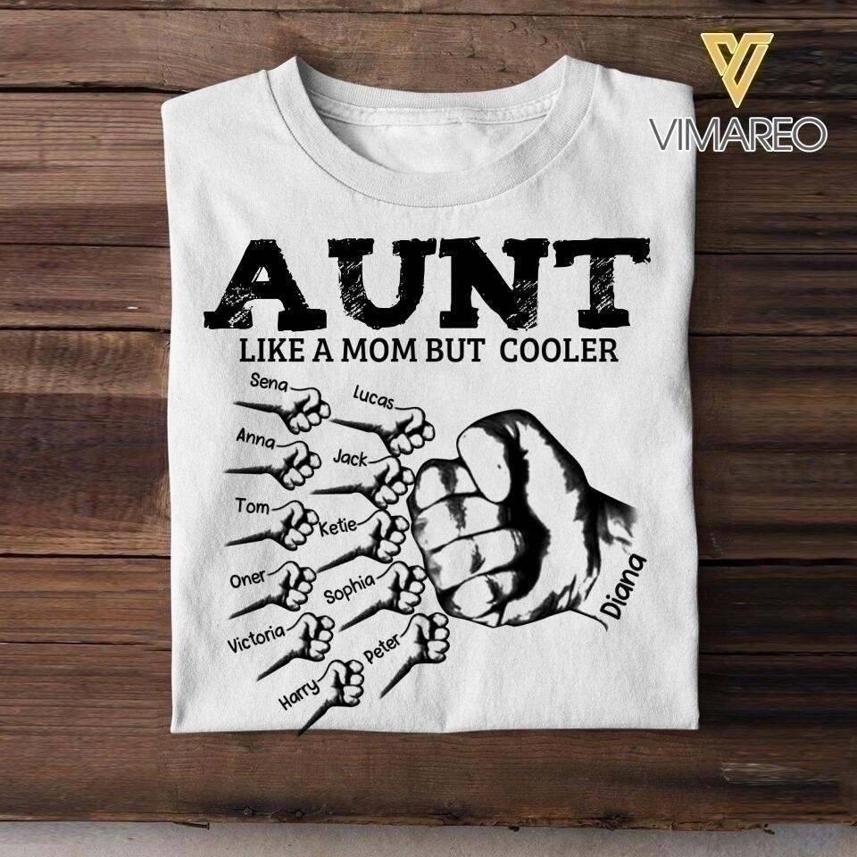 Personalized Aunt Kid Tshirt Printed 22APR-DT25