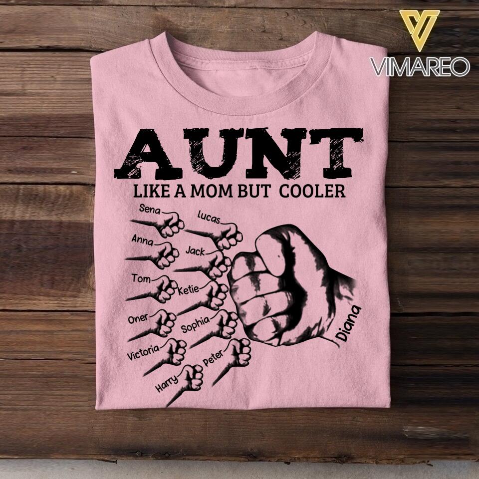 Personalized Aunt Kid Tshirt Printed 22APR-DT25