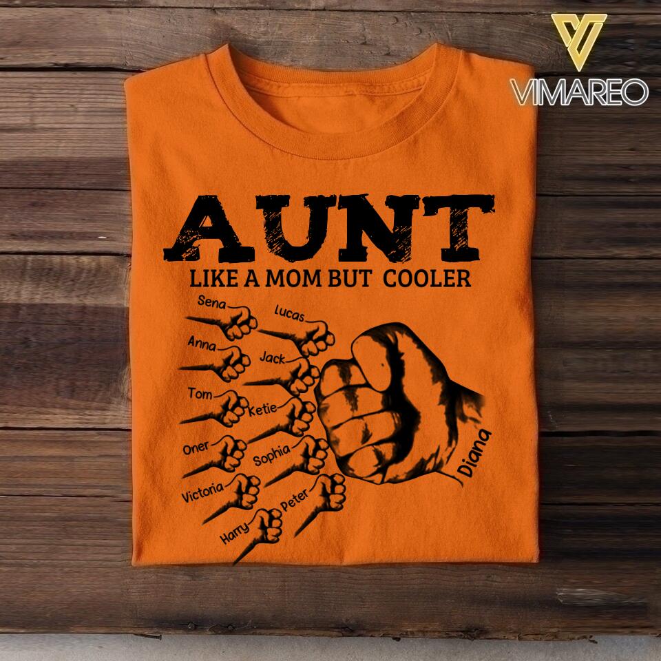 Personalized Aunt Kid Tshirt Printed 22APR-DT25