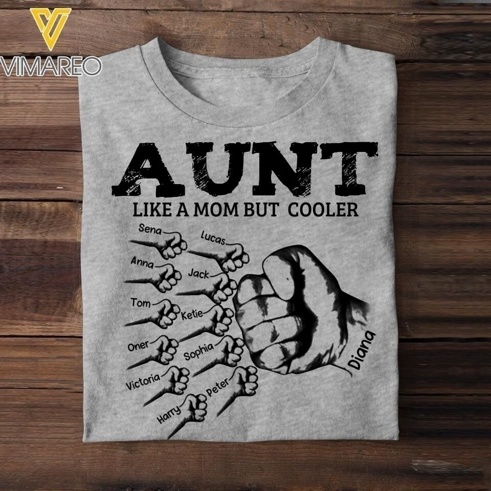 Personalized Aunt Kid Tshirt Printed 22APR-DT25