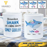 DH Grandma Shark Creamic Mug Printed LN2504