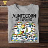 Personalized Aunticorn Tshirt Printed 22APR-DT25