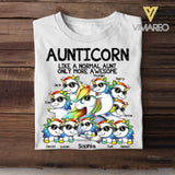 Personalized Aunticorn Tshirt Printed 22APR-DT25