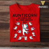 Personalized Aunticorn Kid Tshirt Printed 22APR-HQ25